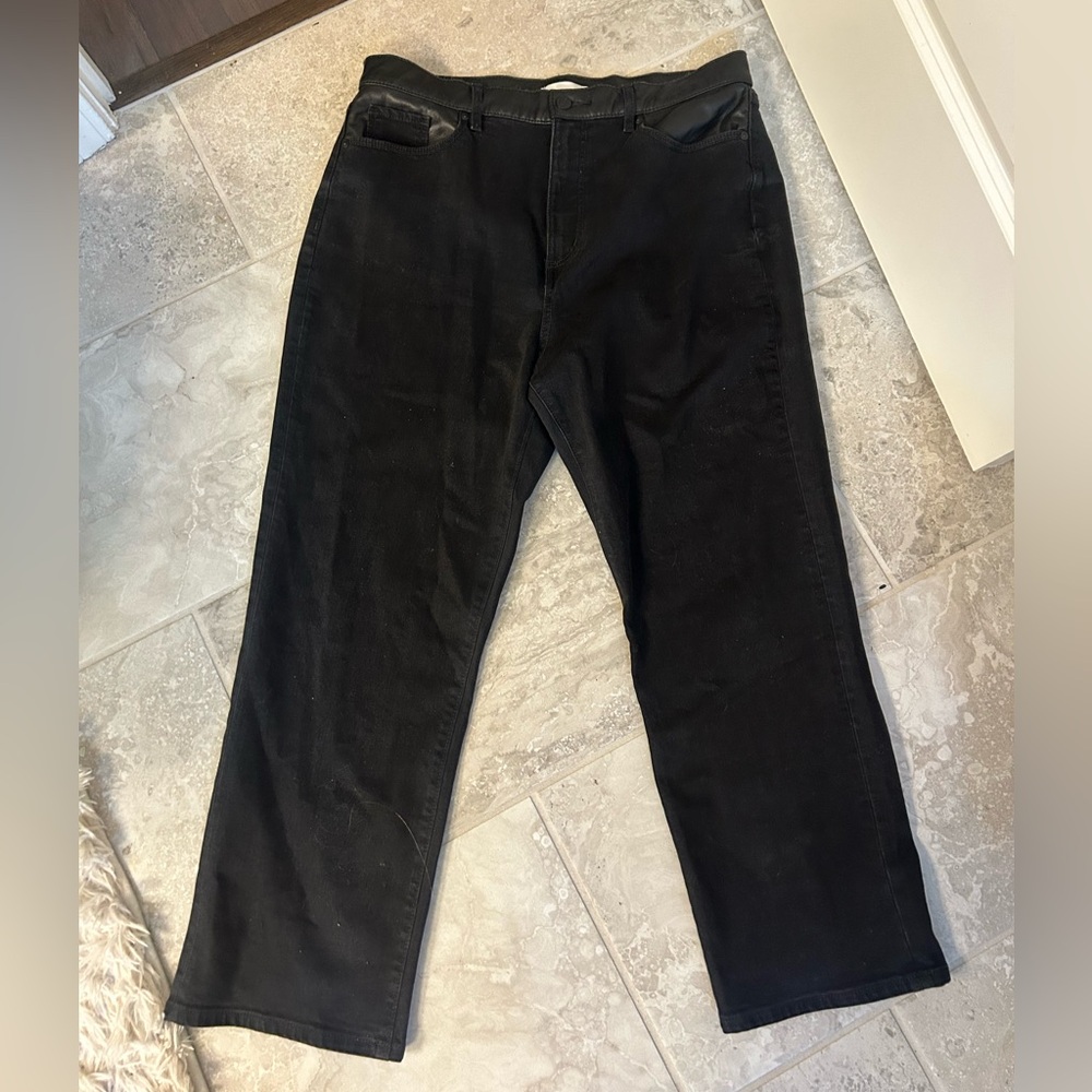 LOFT Women's Black Straight Leg Pants